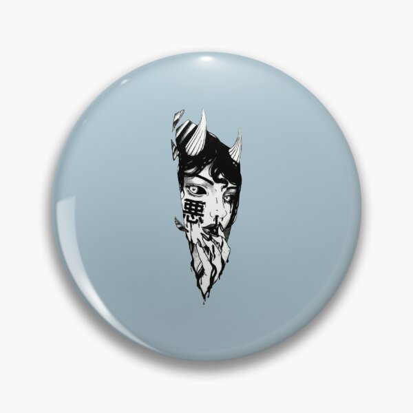 Item preview, Evil Girl Japanese Cyberpunk Black and White designed and sold by JacinLeffler.