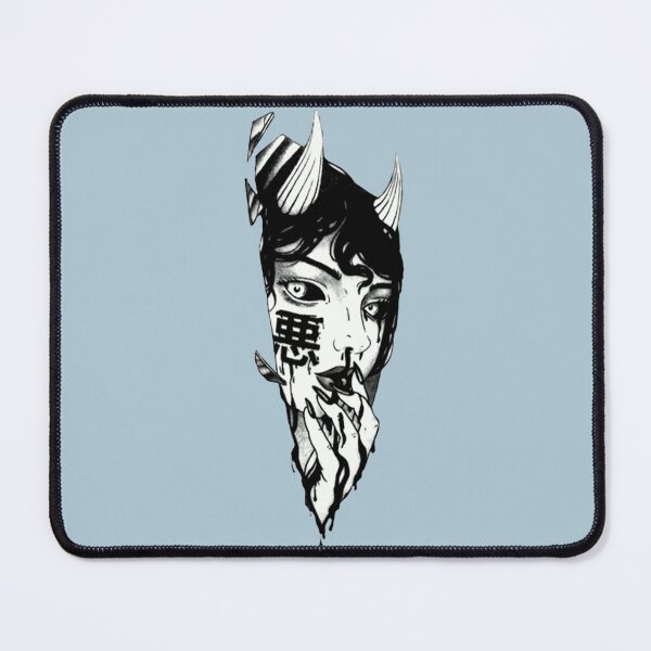 Item preview, Evil Girl Japanese Cyberpunk Black and White designed and sold by JacinLeffler.
