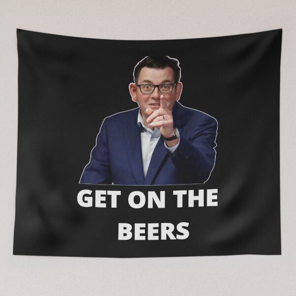 Item preview, Dan Andrews GET ON the beers   designed and sold by tammymorefield.