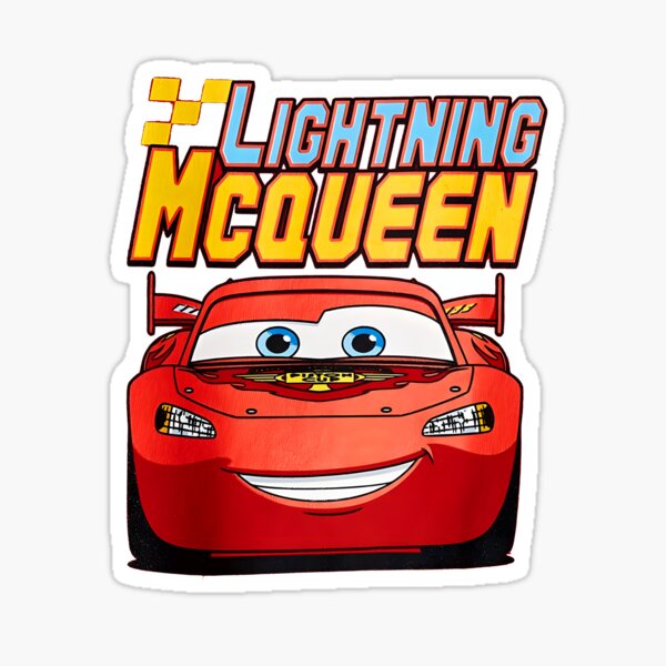 Lightning McQueen Sticker for Sale by laurengoldener