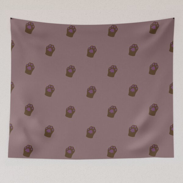 Item preview, Small cat paw pattern 2 (Small & Diagonal version) designed and sold by LemonCreamyyyy.