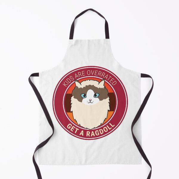 Item preview, Kids are Overrated Get a Ragdoll Retro Sunset Design Ver 3 designed and sold by thecatcouch.