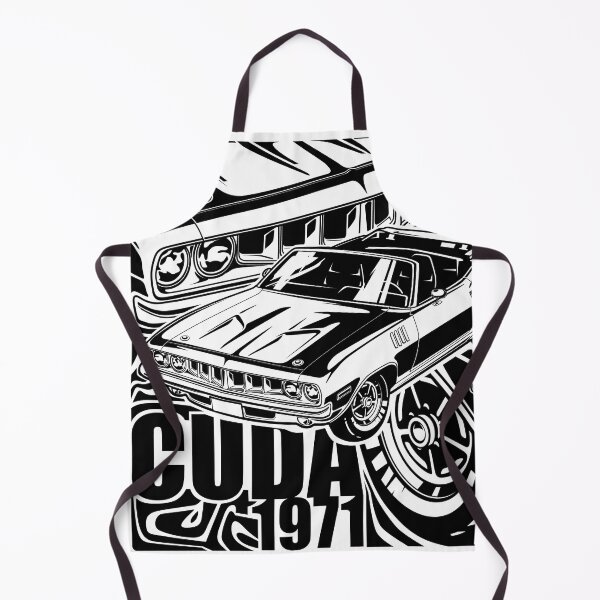 Item preview, Illustration Artwork Plymouth Barracuda - Hemi Cuda - Muscle car - USA 1971 Illustration designed and sold by SketchNinja.