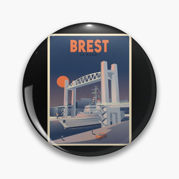 Item preview, Affiche Brest designed and sold by naneztursoe.