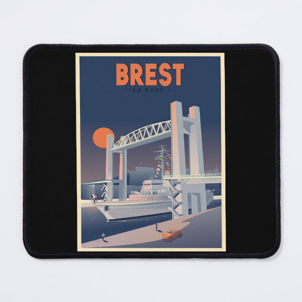 Item preview, Affiche Brest designed and sold by naneztursoe.