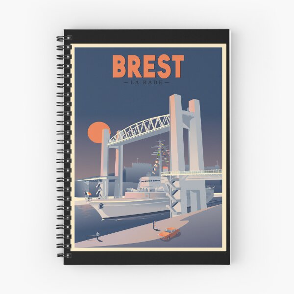 Item preview, Affiche Brest designed and sold by naneztursoe.