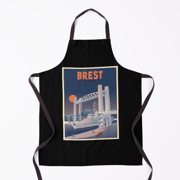 Item preview, Affiche Brest designed and sold by naneztursoe.