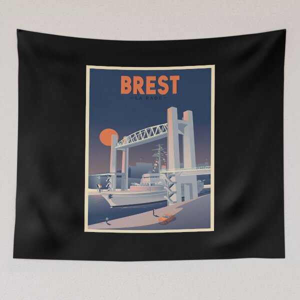 Item preview, Affiche Brest designed and sold by naneztursoe.