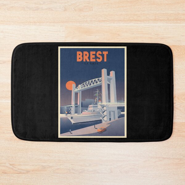 Item preview, Affiche Brest designed and sold by naneztursoe.