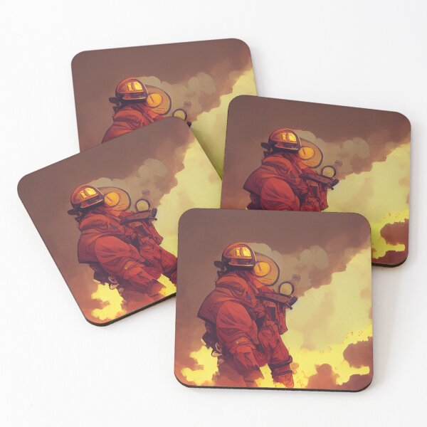 Item preview, Fire fighter | Comics style designed and sold by ComicsFactory.