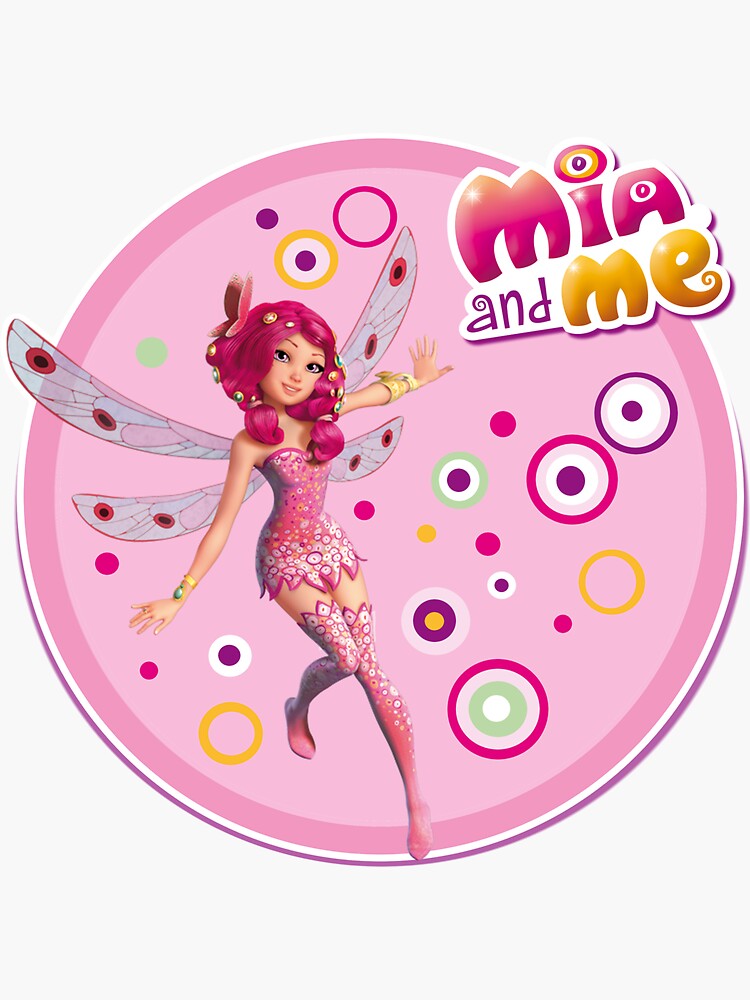 Adesivo murale Mia and Me - Fairy Mia Dimensione LxH: 75cm x 57cm