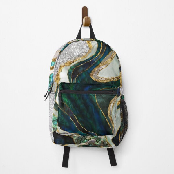 Item preview, Abalone and Crystals geode digital art designed and sold by k9printart.