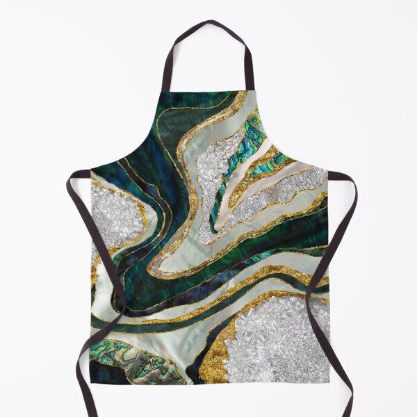 Item preview, Abalone and Crystals geode digital art designed and sold by k9printart.
