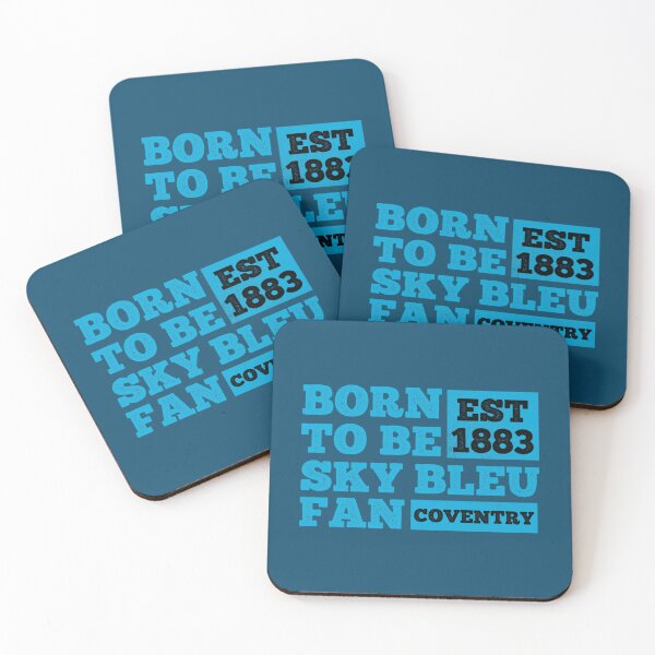 Item preview, Born to be A Sky blues fan - the sky blues - real Coventry fan - Best Gift for Coventry fan - sky blue designed and sold by ciartwork.