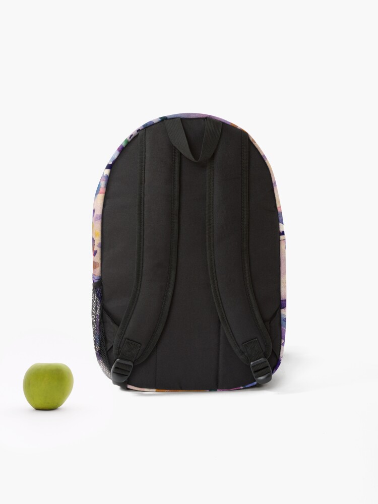 Aperçu 2 sur 3. Sac à dos avec l'œuvre Pont n°23 - 1984 créée et vendue par jeanpaulperrenx.