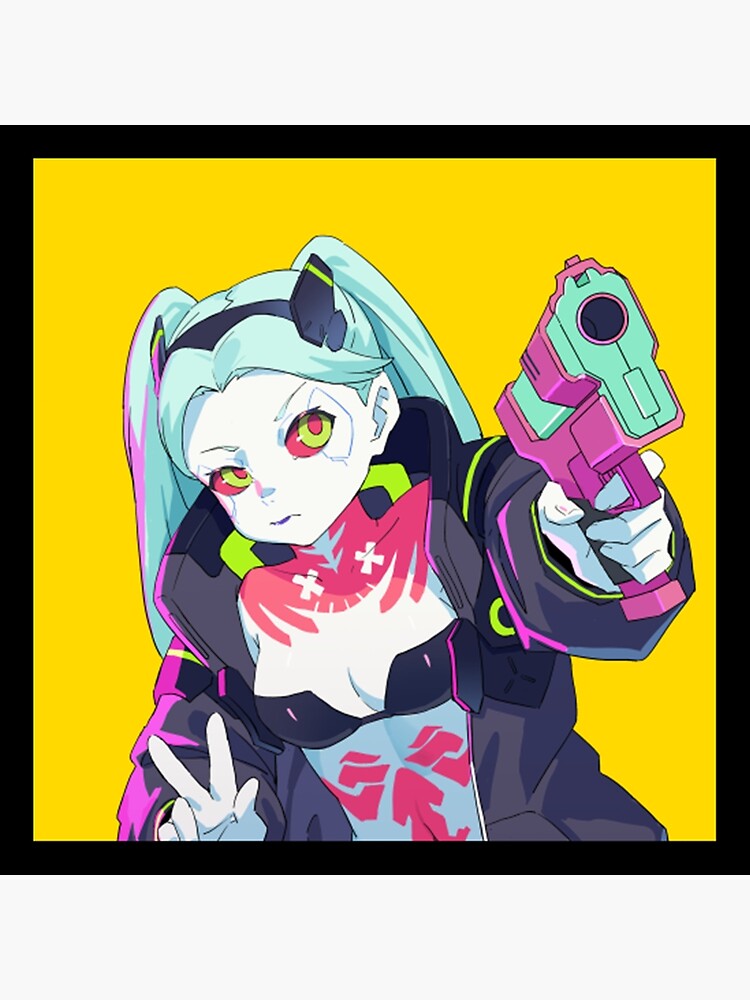 Rebecca | Cyberpunk Edgerunners | Anime | Art Board Print