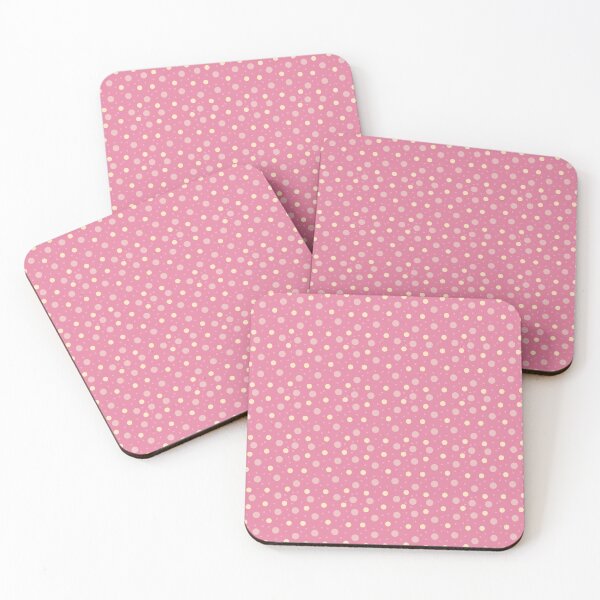 Item preview, Pink and yellow polka dot pattern designed and sold by Mirarima.