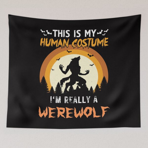 Item preview, Halloween Werewolf, Howl At The Moon, Full Moon designed and sold by desireedickens.