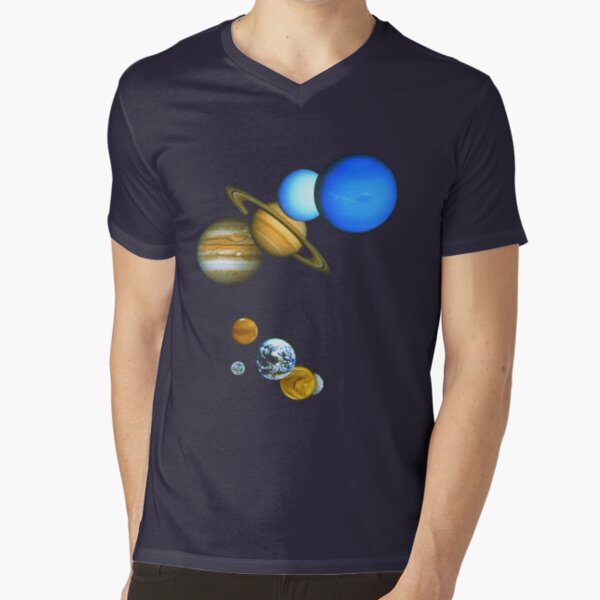 THE PLANETS V-Neck T-Shirt