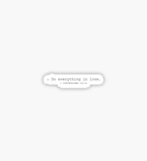 1. Korinther 16:14 Sticker