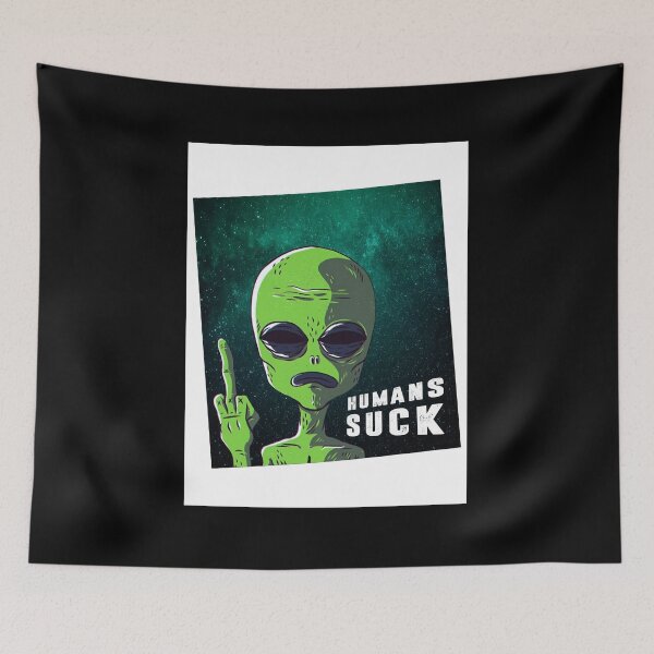 Item preview, Los humanos alienígenas chupan designed and sold by naneztursoe.