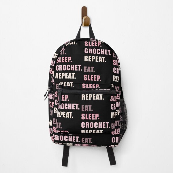 Item preview, Eat Sleep Crochet Repeat designed and sold by PRINYOS.