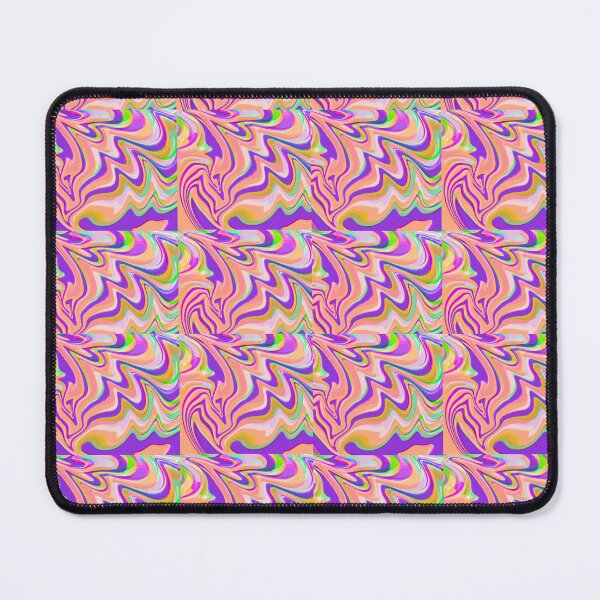 Item preview, Mosaic Salmon Pink, Purple, Orange, Neon Green, and Lilac Marble Pattern Design designed and sold by theprintedclub.