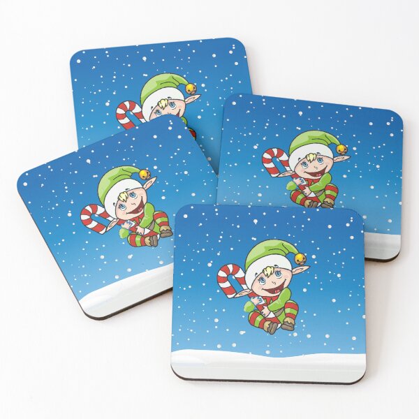 Item preview, Happy elf on snowfall  designed and sold by tetibright.