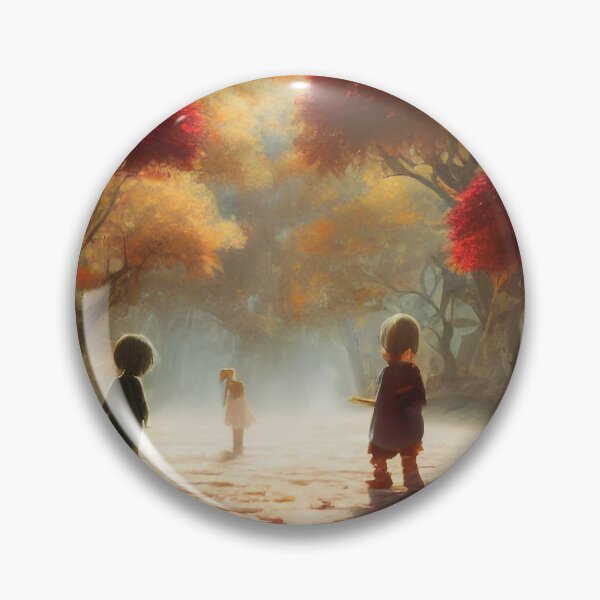 Item preview, Kids playing in the woods designed and sold by chatzous.