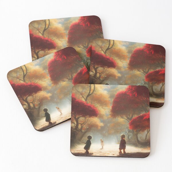 Item preview, Kids playing in the woods designed and sold by chatzous.