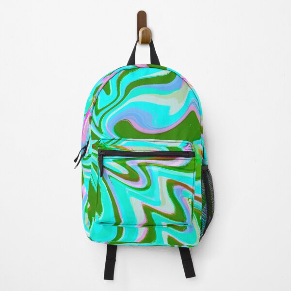 Item preview, Mosaic Neon Blue, Purple, Pink, Green, and Lilac Marble Pattern Design designed and sold by theprintedclub.