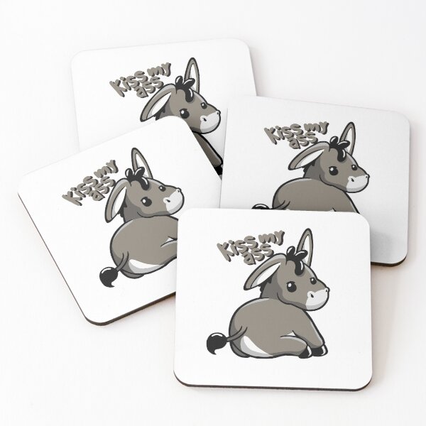 Item preview, Kiss my a** Donkey designed and sold by OnlyCoolDesigns.