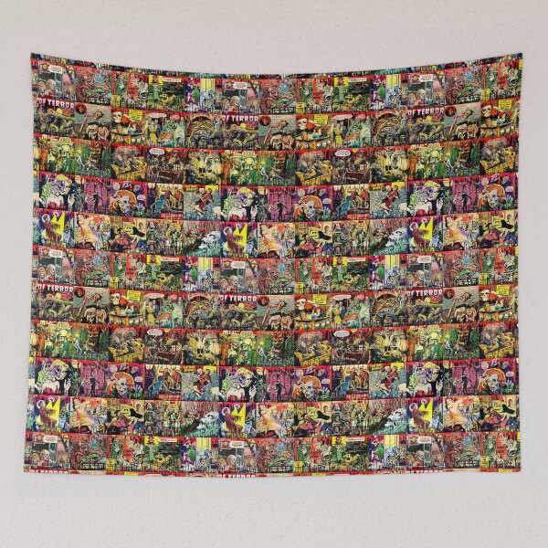 Item preview, Creepy Comic Collage designed and sold by adamcampen.