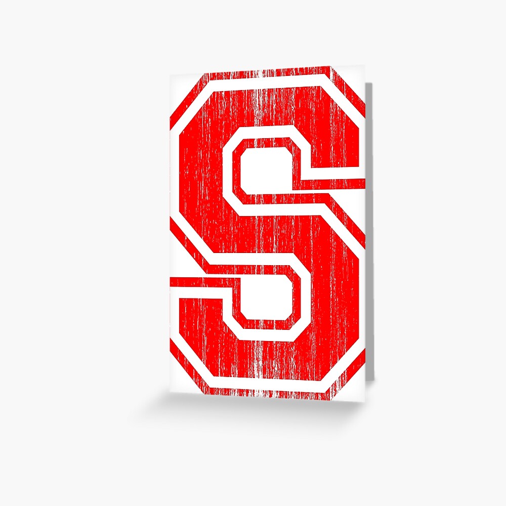 Red Letter S" Art Print for Sale by adamcampen | Redbubble