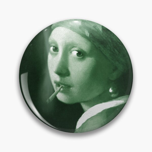 Item preview, Girl with a blunt (green) designed and sold by Martzart.