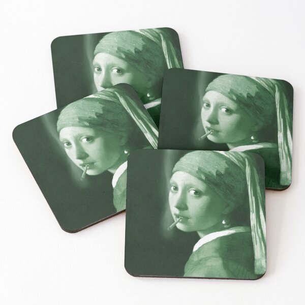 Item preview, Girl with a blunt (green) designed and sold by Martzart.
