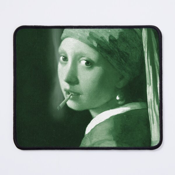 Item preview, Girl with a blunt (green) designed and sold by Martzart.