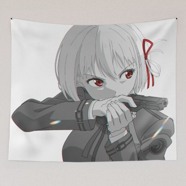 Item preview, Chisato Nishakigi - Lycoris Recoil designed and sold by LunaticArtWork.