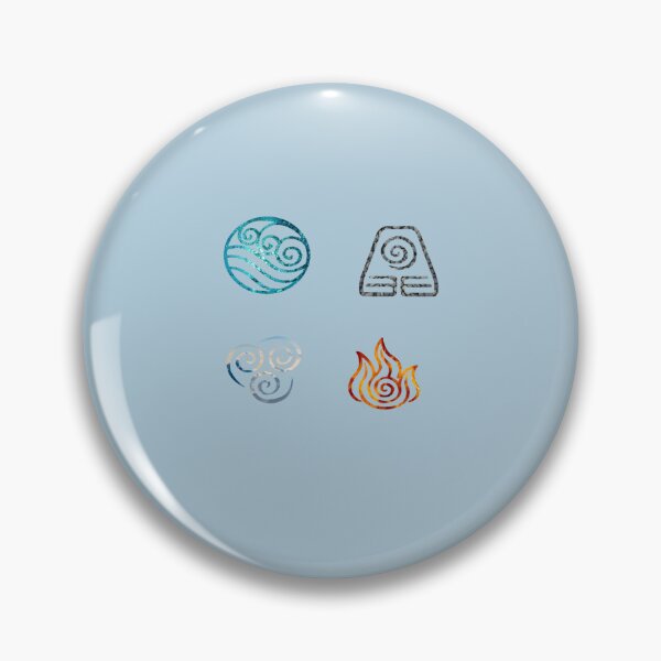 Item preview, Avatar the Last Airbender Element Symbols designed and sold by MaximusKova.