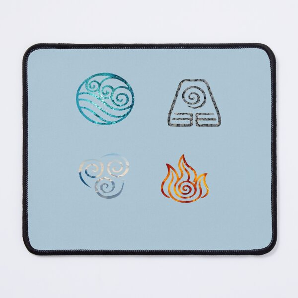 Item preview, Avatar the Last Airbender Element Symbols designed and sold by MaximusKova.