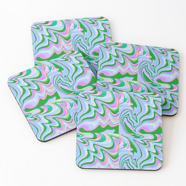 Item preview, Mosaic Hot Pink, Purple, Pink, Green, and Lilac Marble Pattern Design designed and sold by theprintedclub.