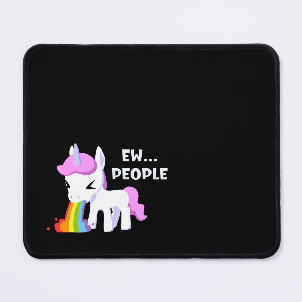 Item preview, Ew... People - Rainbow Puking Unicorn designed and sold by GWTF-Designs.