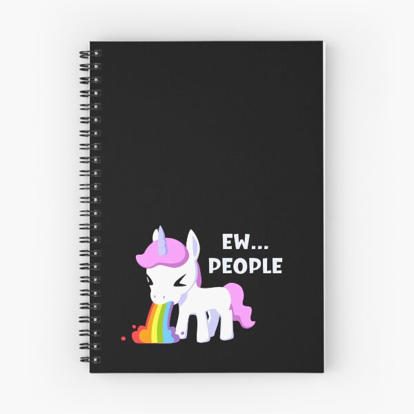 Item preview, Ew... People - Rainbow Puking Unicorn designed and sold by GWTF-Designs.