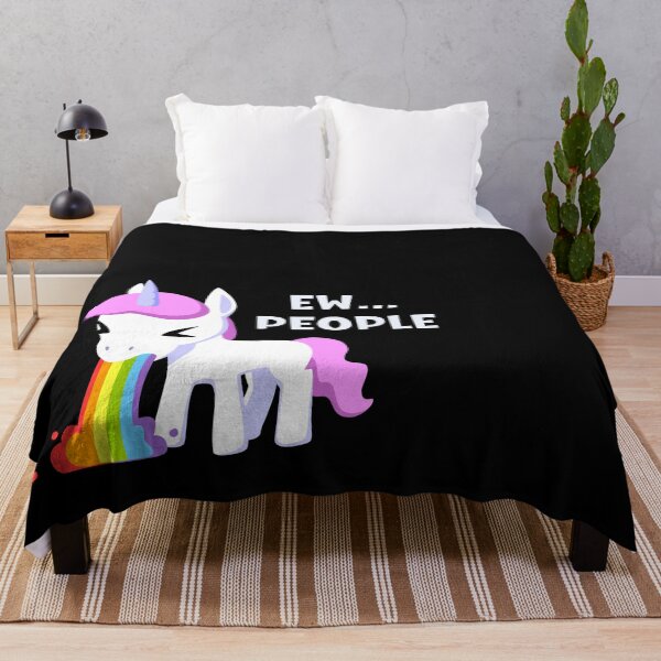 Item preview, Ew... People - Rainbow Puking Unicorn designed and sold by GWTF-Designs.