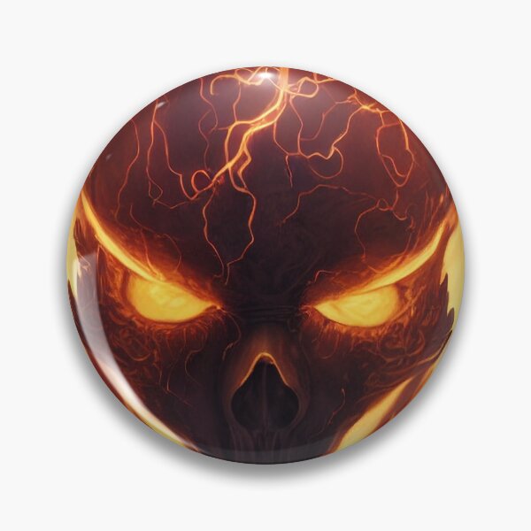 Item preview, Flaming skull designed and sold by chatzous.