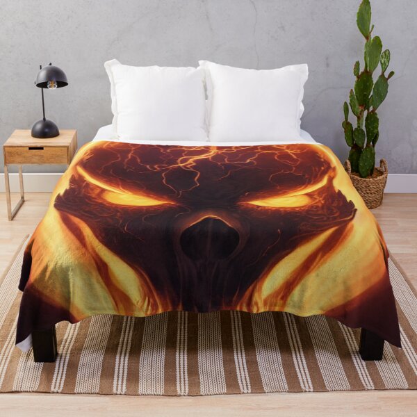 Item preview, Flaming skull designed and sold by chatzous.