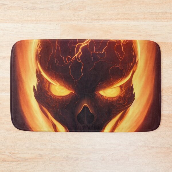 Item preview, Flaming skull designed and sold by chatzous.