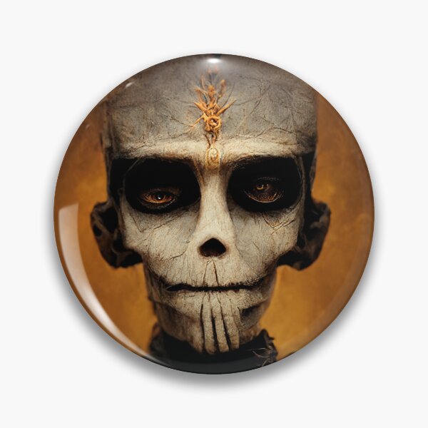 Item preview, The human skull in halloween designed and sold by Maniock.
