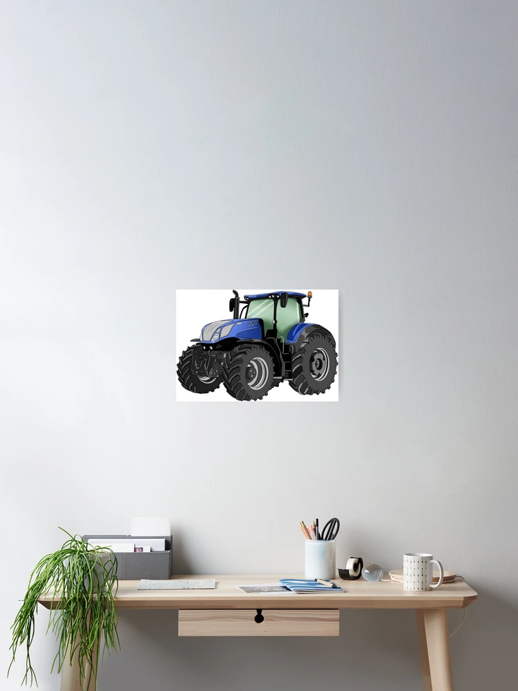 Tractor Blue Tractor Drawing