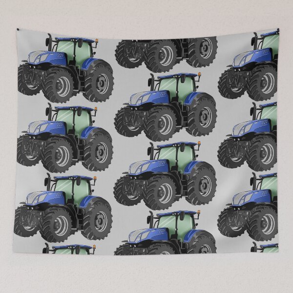 Item preview, Tractor Blue Tractor Drawing designed and sold by Neebotha.